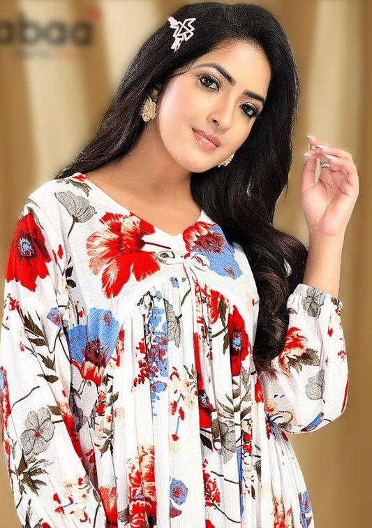 Floral kurta